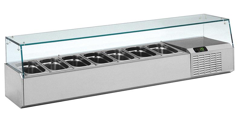 Bild 1: Nordcap Pizzakühltisch-Aufsatz A 1600