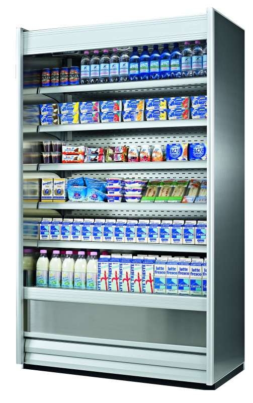 Bild 1: Nordcap Wandkühlregal ALASKA 300-800-CNS