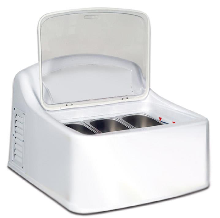 Bild 1: Nordcap Eisvitrine EIS TG-3