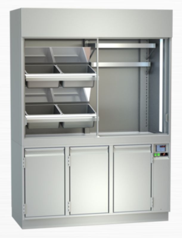 Bild 1: Nordcap Fleischkühlvitrine FKV-U-FS-110