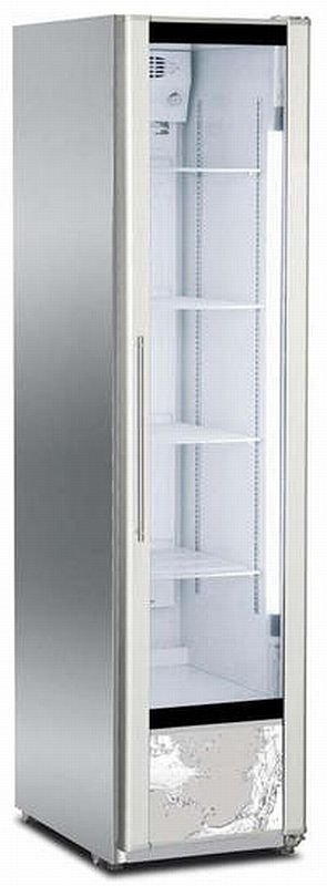 Bild 1: Nordcap Gewerbekühlschrank KU 311 G Slim Silber