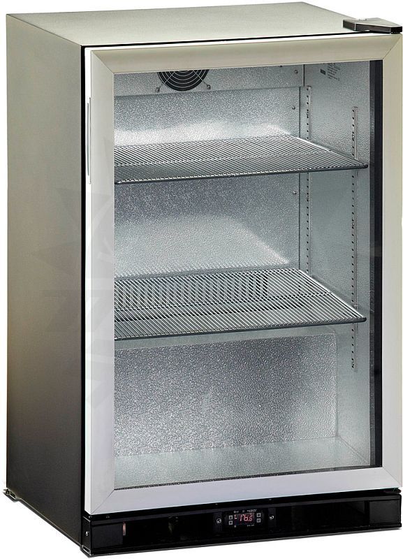 Bild 1: Nordcap Gewerbetiefkühlschrank TKU 120 G-LED schwarz