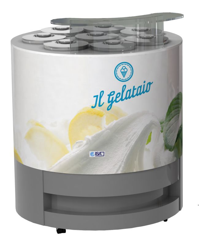 Bild 1: Nordcap ISA Speiseeistruhe IL GELATAIO 8 (+8) RS TB T2