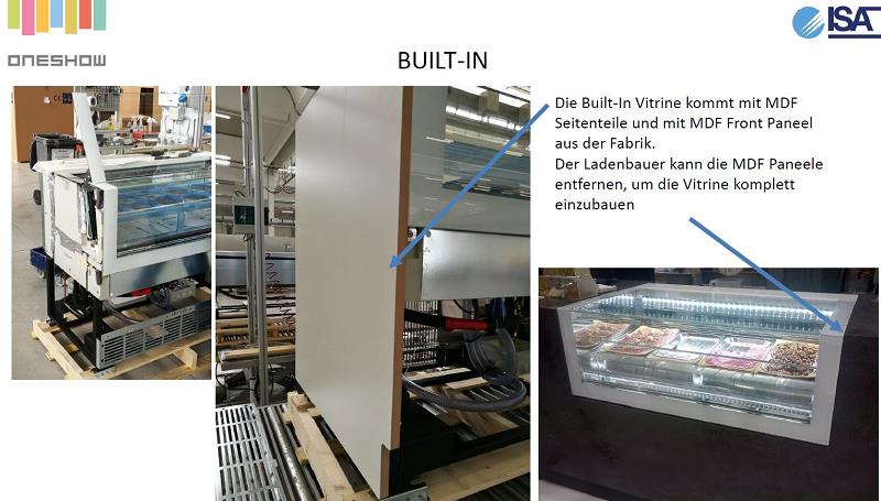 Bild 3: Nordcap Speiseeisvitrine ISA ONESHOW Built-In Regular