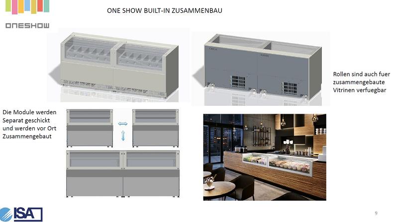 Bild 5: Nordcap Speiseeisvitrine ISA ONESHOW Built-In Regular