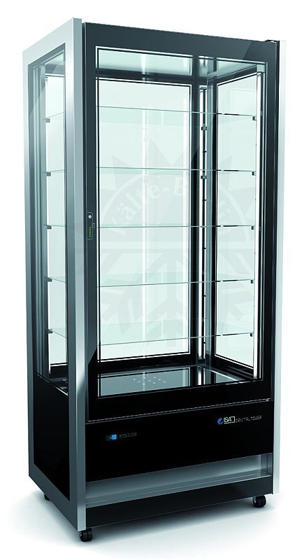 Bild 2: Nordcap Panorama-Kühlvitrine + Tiefkühlvitrine Cristal Tower 925
