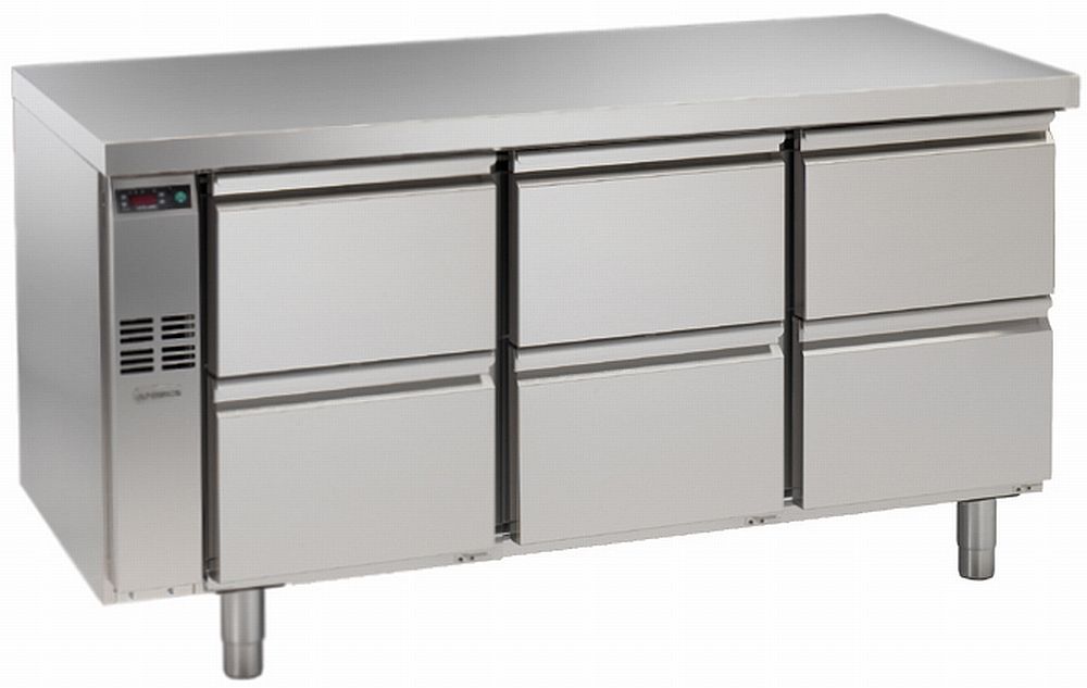 Bild 1: Nordcap Kühltisch, 3 Abteile CLO 3-7051 APL-AK