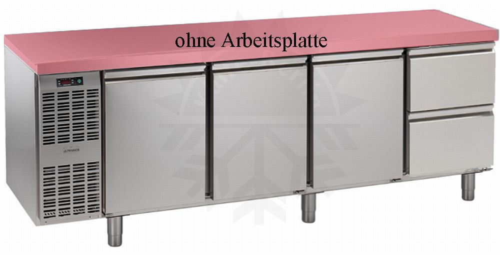 Bild 1: Nordcap Kühltisch, 4 Abteile CLM 4-7011
