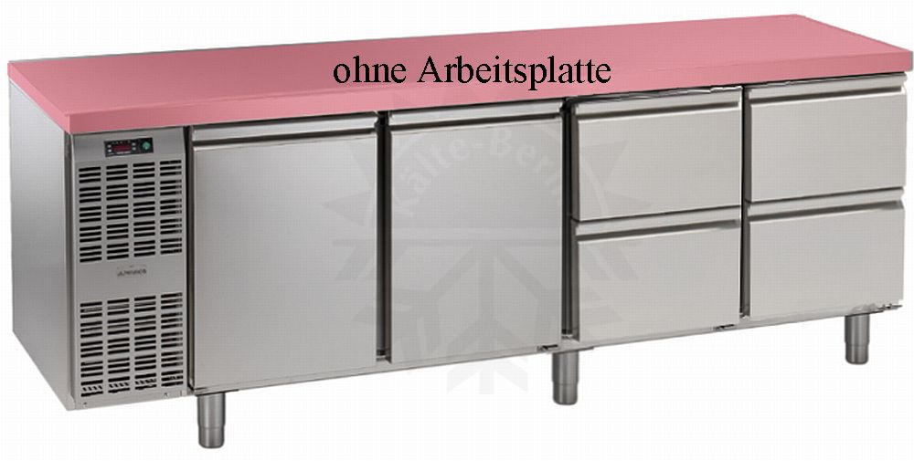 Bild 1: Nordcap Kühltisch, 4 Abteile CLM 4-7031