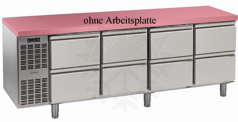 Bild 1: Nordcap Kühltisch, 4 Abteile CLM 4-7051