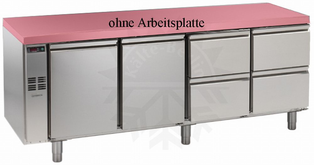Bild 1: Nordcap Kühltisch, 4 Abteile CLO 4-7031