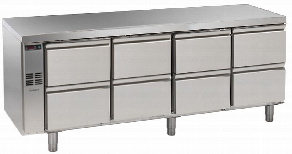 Bild 1: Nordcap Kühltisch, 4 Abteile CLO 4-7051 APL-AK