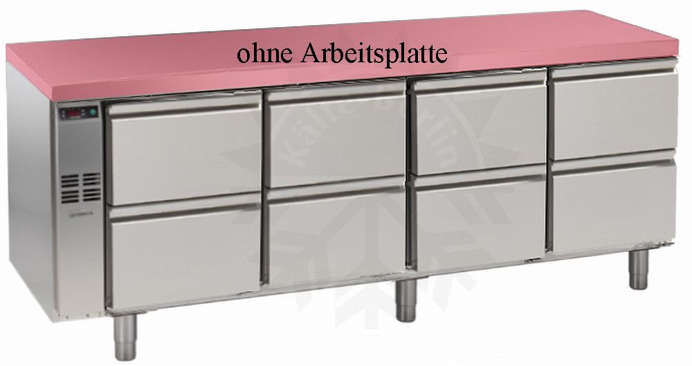 Bild 1: Nordcap Kühltisch, 4 Abteile CLO 4-7051