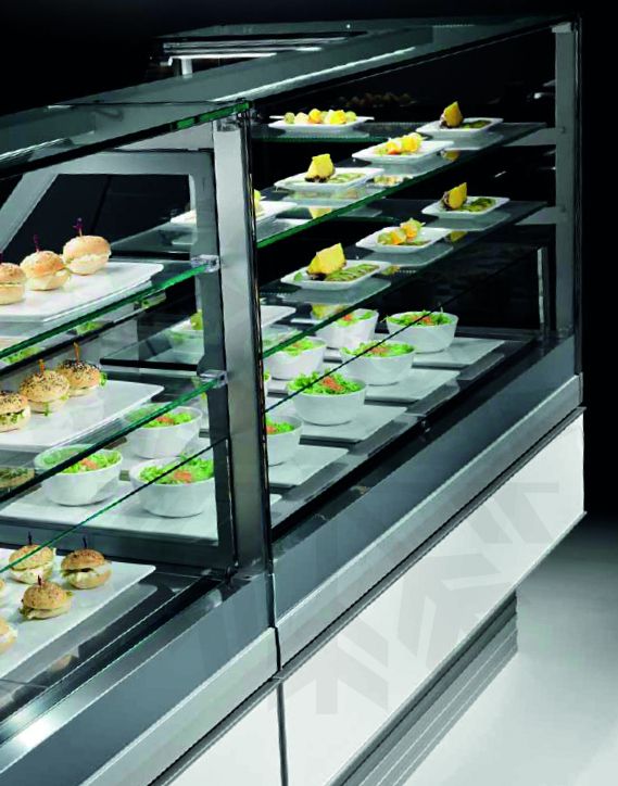 Bild 1: Nordcap Panorama-Kühlvitrine MIX VAD 100