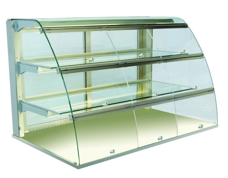 Bild 1: Nordcap Panoramavitrine ungekühlt GUK-KL 3/1-70