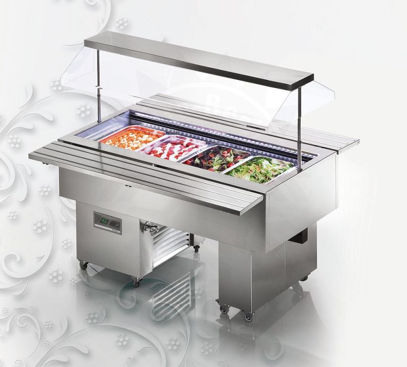 Bild 1: Nordcap Salatbar ISOLA 6 M INOX UM