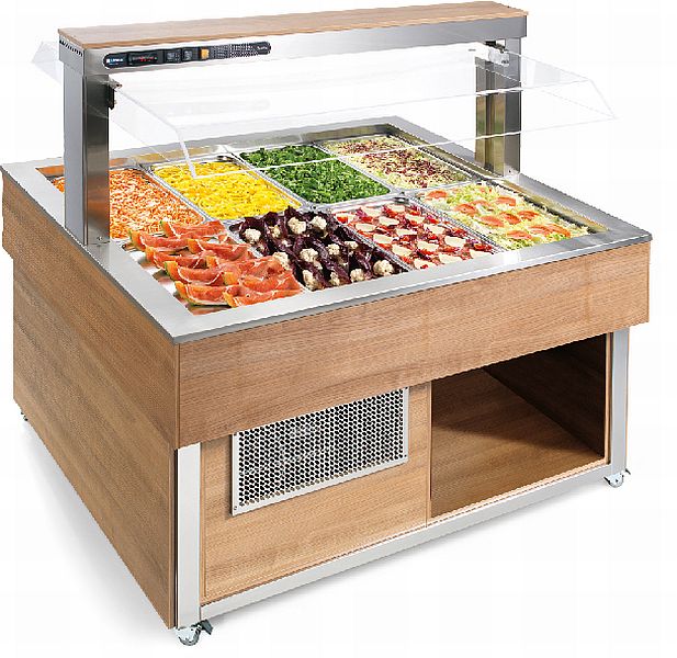 Bild 1: Nordcap Salatbar TR-GREEN SQUARE 8/1