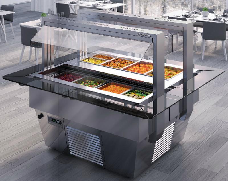 Bild 1: Nordcap Tecfrigo Bain Marie Tiffany 6-M-BM