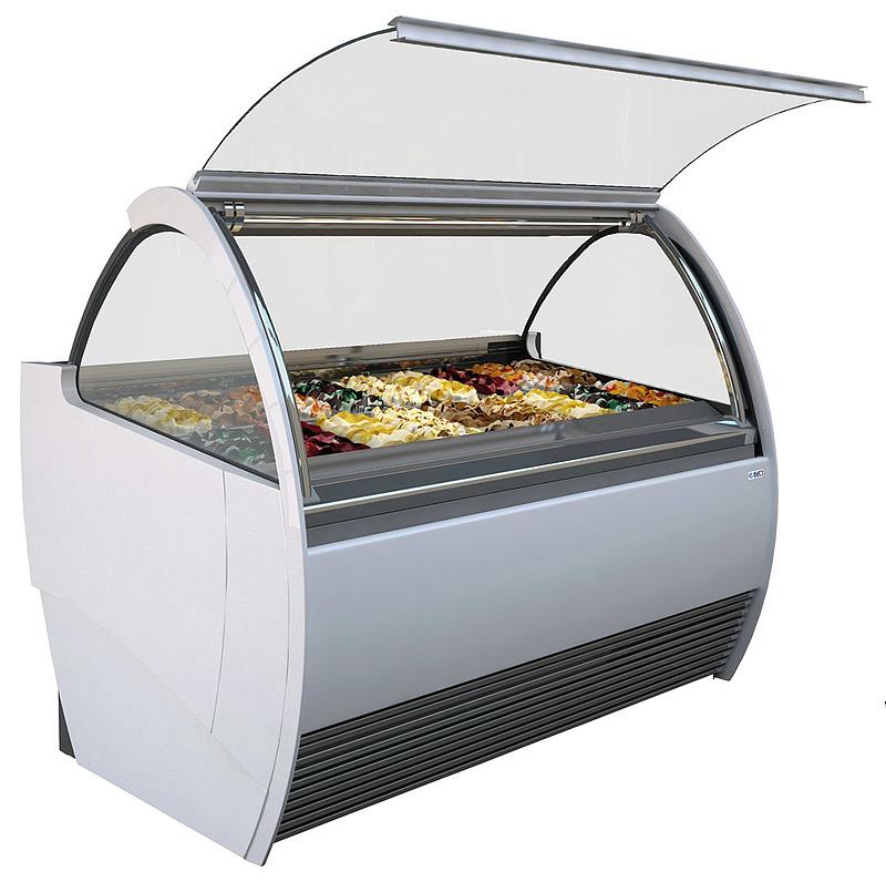 Bild 1: Nordcap Speiseeisvitrine MITO POWER 16