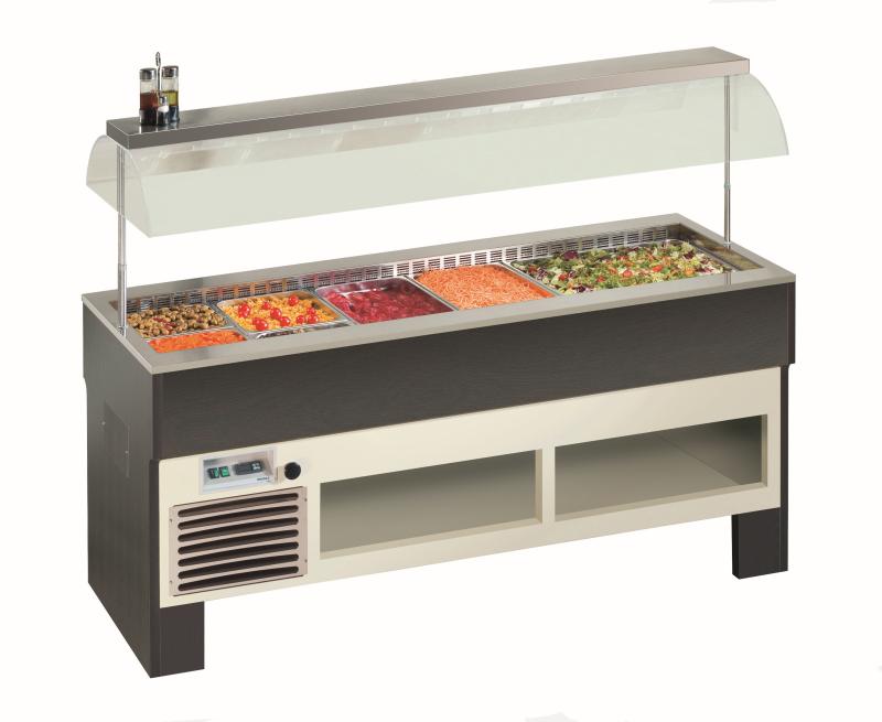 Bild 1: Nordcap / Tecfrigo Umluft Salatbar PROXIMA 6 M UM