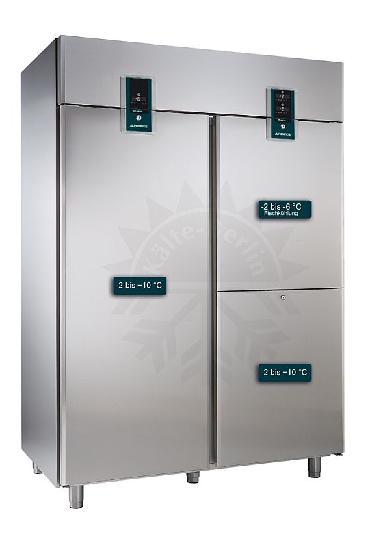 Bild 1: Nordcap Umluft-Gewerbekühlschrank KU 1402-3 Fisch Premium