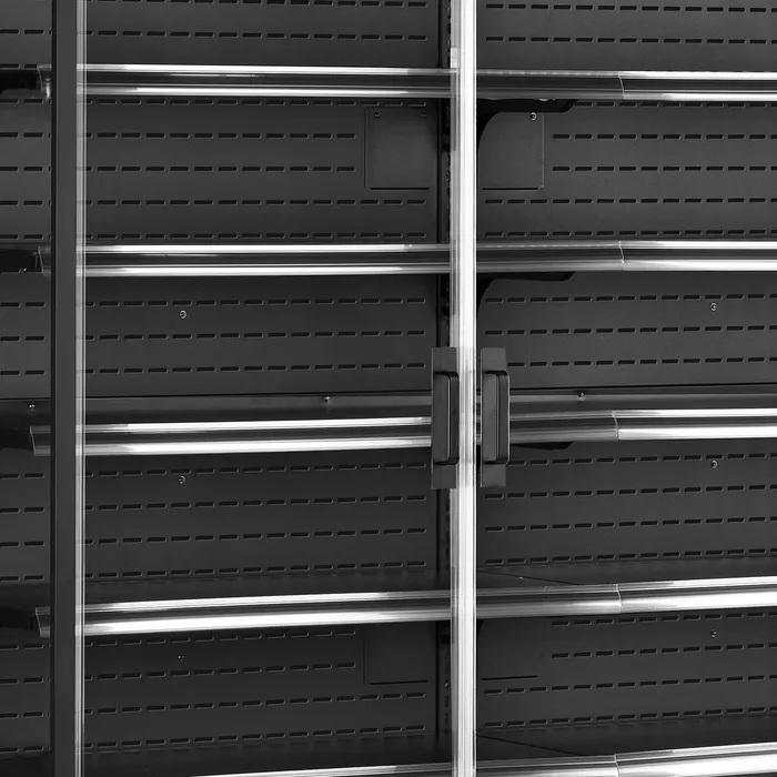 Bild 4: Nordcap Wandkühlregal mit 3 Drehtüren WKU 1870 BLACK