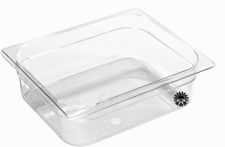 Bild 1: Nordcap Gastronorm Behälter GN 1/2 - 200, transparent, Polycarbo