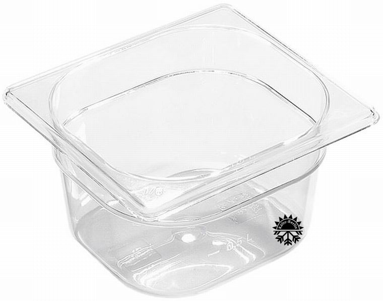 Bild 1: Nordcap Gastronorm Behälter GN 1/6 - 65, transparent, Polycarbon