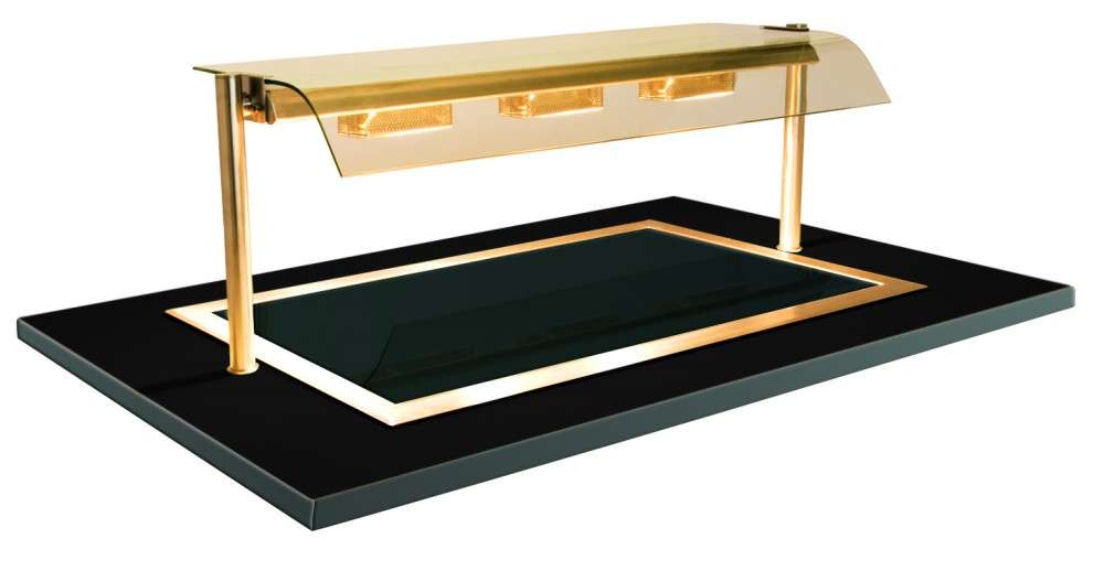 Bild 1: Nordcap Hustenschutz mit Halogen-Wärmebrücke WHS-2/1-40