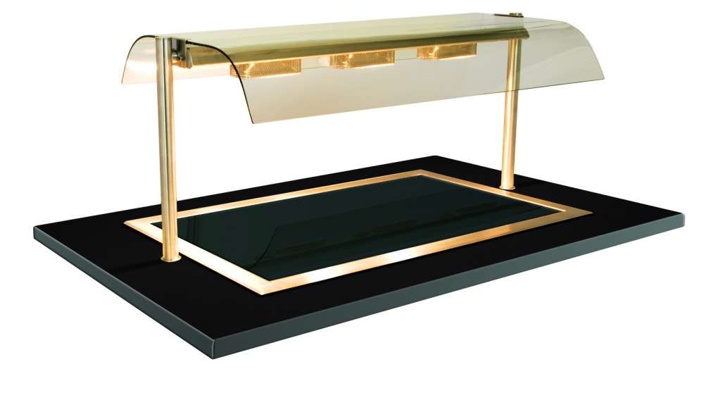 Bild 1: Nordcap Hustenschutz mit Halogen-Wärmebrücke WHS-3/1-53 D