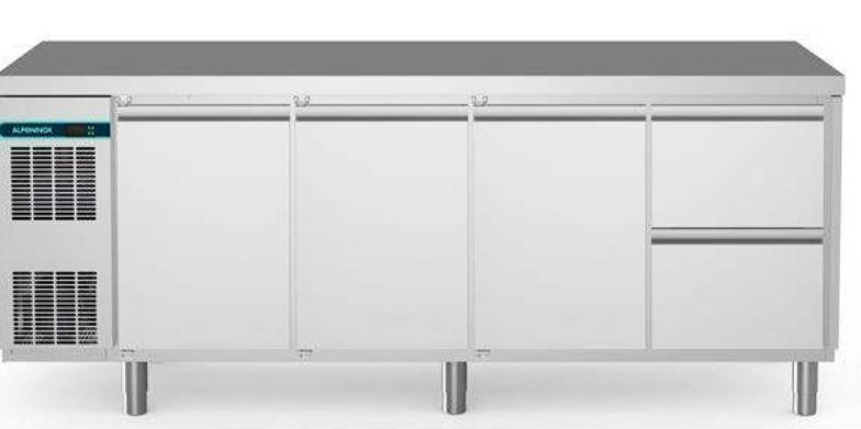 Bild 1: Nordcap Kühltisch, 4 Abteile CLM 650 4-7011 APL