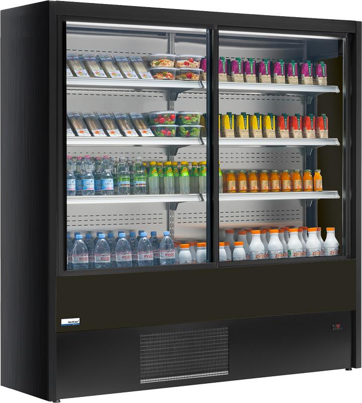 Bild 3: Cool-Line Wandkühlregal Olimpo 120 mit Schiebetüren