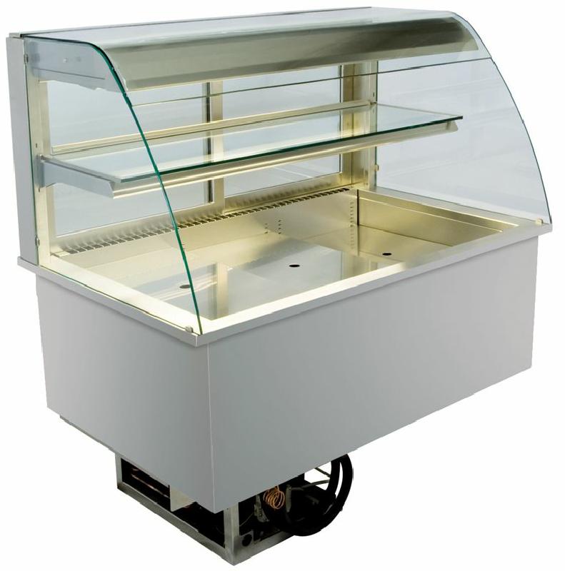 Bild 1: Nordcap Einbau-Kühlvitrine OPV 177-5-M2