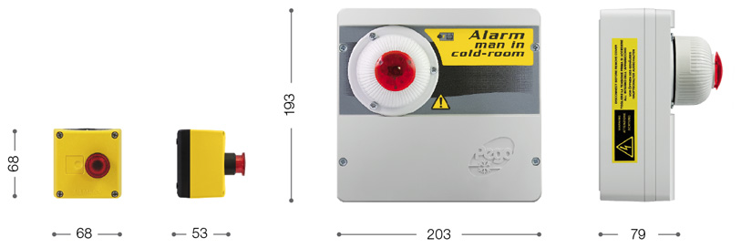 Bild 2: Pego Personenalarm für Kühlzellen ECP APE 03