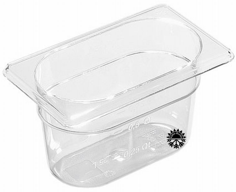 Bild 1: Gastronorm Behälter Polycarbonat GN 1/9-65 Premium Line