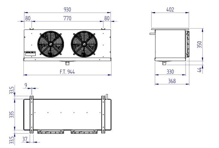 Bild 4: Rivacold NK Splitaggregat R452a FSM022G012