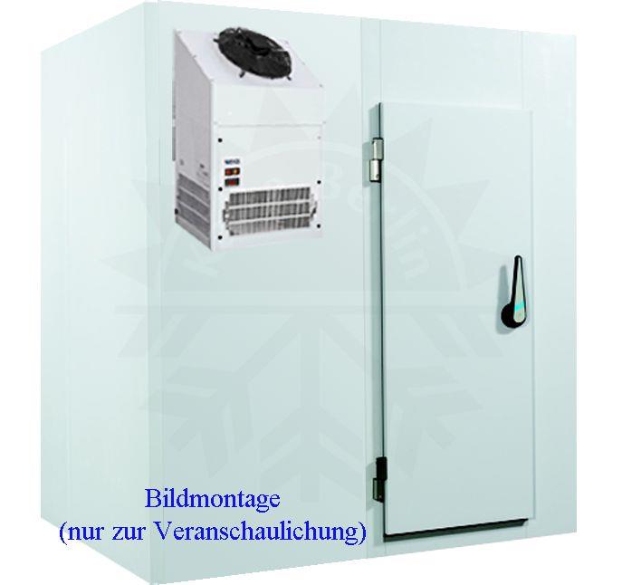 Bild 1: SBS Tiefkühlzelle 2100 x 1800 x 2100 + Tiefkühlaggregat