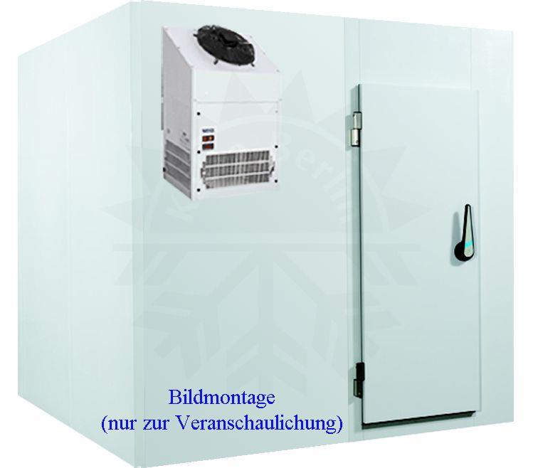 Bild 1: SBS Kühlhaus 2400 x 2400 x 2100 + Kälteaggregat
