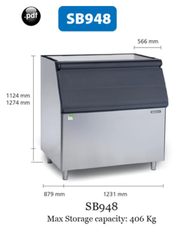 Bild 3: Scotsman Eis Vorratsbehälter SB948