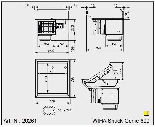 Bild 4: Wiha Kühlwanne Snack Genie 600