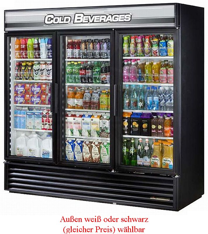 Bild 1: TRUE Glastür-Kühlschrank GDM-72-LD