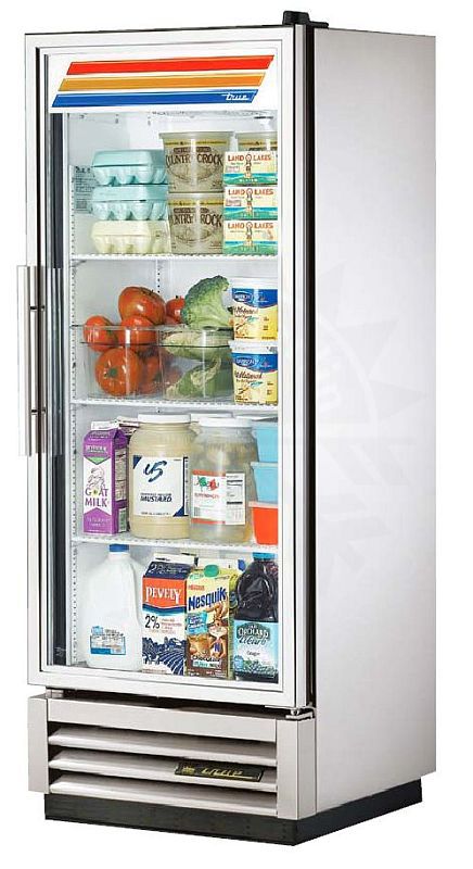 Bild 1: TRUE Glastür-Kühlschrank T-12G