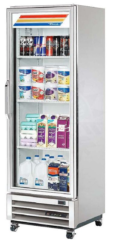 Bild 1: TRUE Glastür-Kühlschrank T-15G