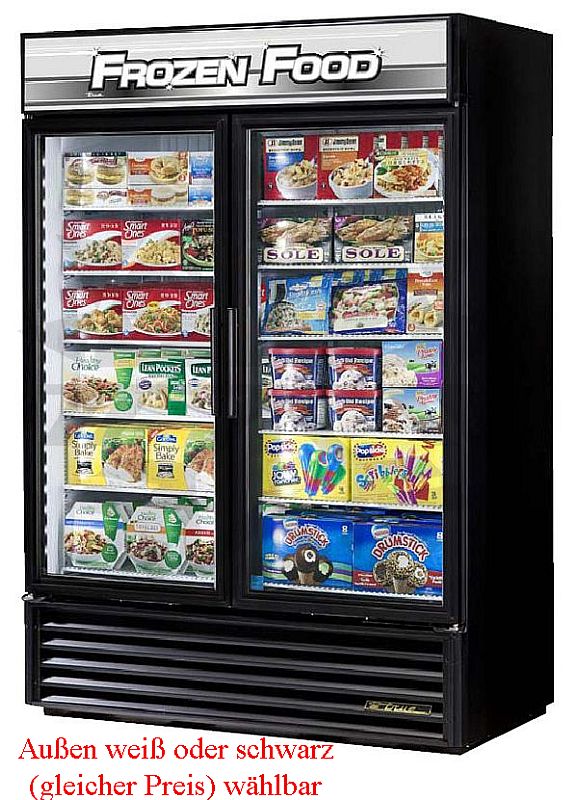 Bild 1: TRUE Glastür-Tiefkühlschrank GDM-49F-LD