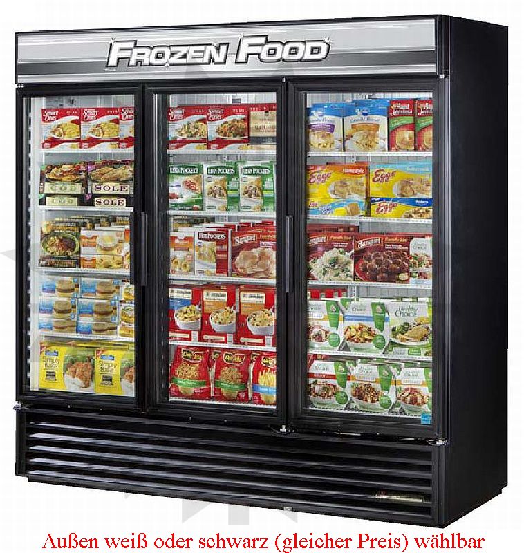 Bild 1: TRUE Glastür-Tiefkühlschrank GDM-72F-LD