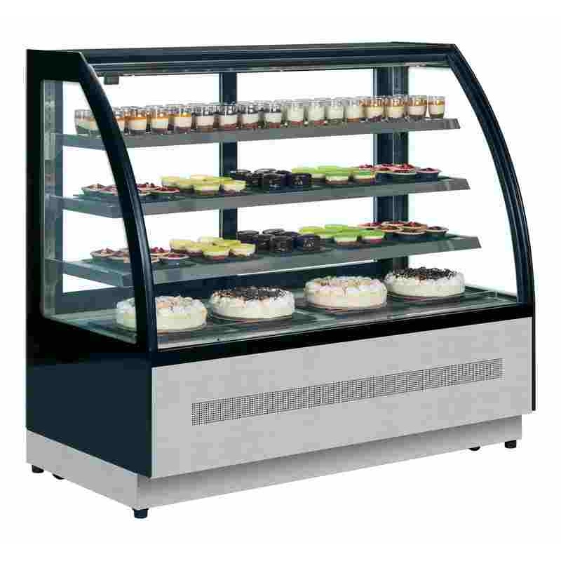 Bild 3: Tefcold Backwaren-Kühlvitrine LPD1500C/BLACK