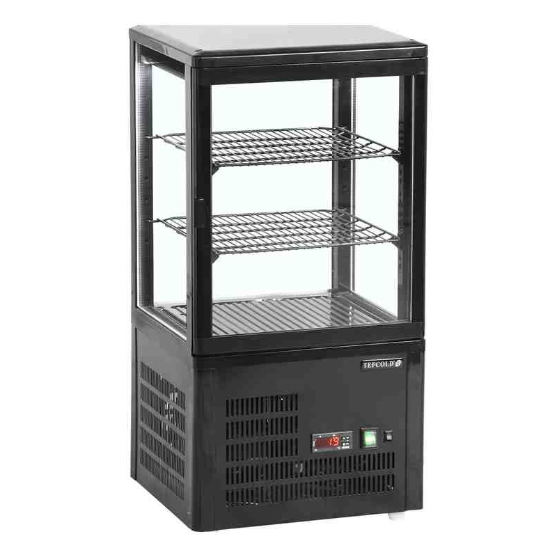 Bild 1: Tefcold Kühlvitrine Tischmodell UPD60-BLACK