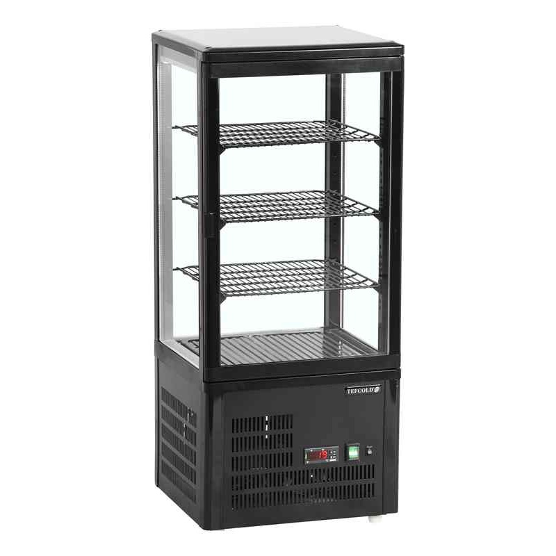 Bild 1: Tefcold Kühlvitrine Tischmodell UPD80-BLACK