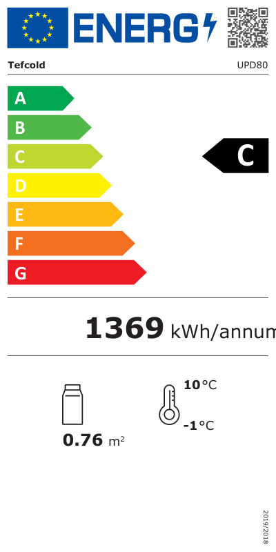 Bild 2: Tefcold Kühlvitrine Tischmodell UPD80-GREY