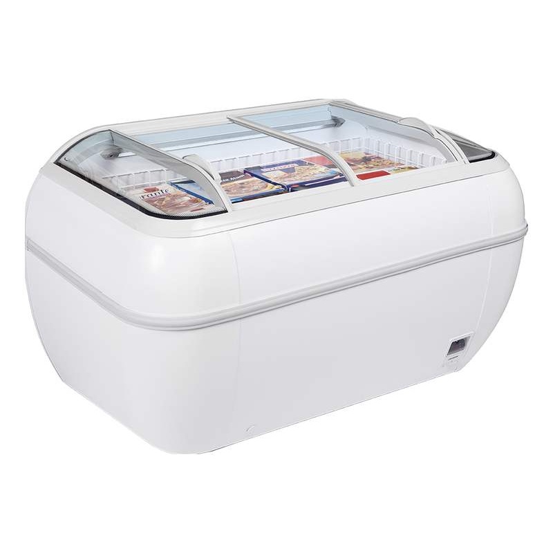 Bild 1: Tefcold Supermarkt-Kühler-Gefriertruhe TWIN HEAD-CF